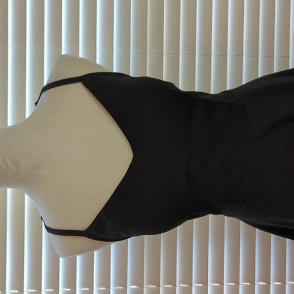 Trixxi black dress with lace back, spaghetti straps, women's XL - Picture 3 of 12